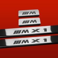 Listwa progowa BMW X1 E84 M X1 Stal nierdzewna 304 połysk 4szt