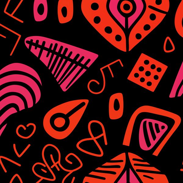 Plakat 90x90cm Rytm Wzorów zdjęcie 1