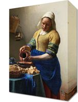 Obraz 20x30cm Mleczarka, Vermeer Vintage do Salonu