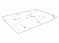 SZKLANA DESKA KUCHENNA 30x20 38a Holo marmur