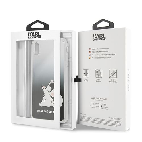 KARL LAGERFELD HARDCASE - iPhone XS Max - BLACK na Arena.pl