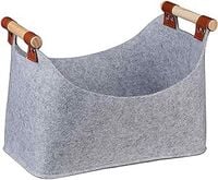 Koszyk worek filcowy na drewno opałowe składany