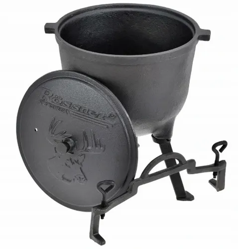 KOCIOŁEK ŻELIWNY STOJĄCY 11L MYŚLIWSKI WĘGIERSKI ROSSNER GARNEK NA OGNISKO na Arena.pl