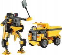 Klocki KAZI transformujący robot wywrotka 289el.