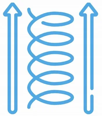 Materac multipocket 100x200 H3 BARI 2x więcej sprężyn zdjęcie 12