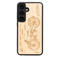 Drewniane Etui Bewood do Samsung Galaxy S25 HARLEY PATENT ANIEGRE