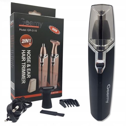 TRYMER MASZYNKA GOLARKA DO NOSA USZU BRODY BRWI GEEMY 2w1 SOLIDNA na Arena.pl