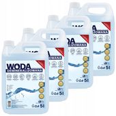 WODA DEMINERALIZOWANA WODA DESTYLOWANA PREMIUM NAJWYŻSZA CZYSTOŚĆ 4x5L 20L