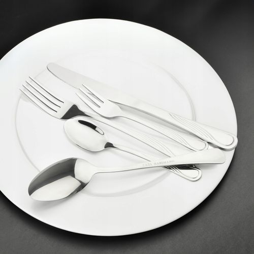 ZESTAW SZTUĆCÓW 30 ELEMENTÓW DLA 6 OSÓB KPL SZTUĆCE NIERDZEWNE W PUDEŁKU na Arena.pl