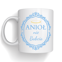 Kubek z nadrukiem Anioł nie Babcia