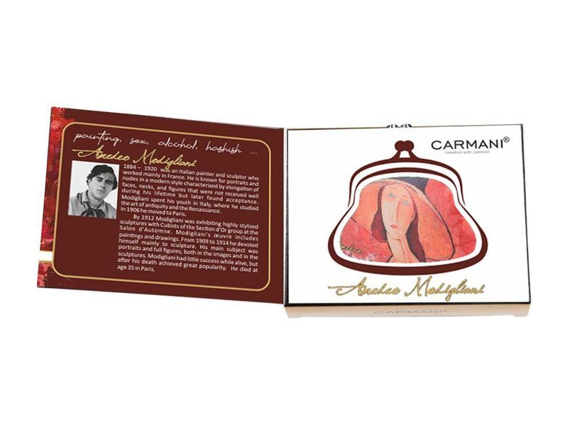 Portfelik mały - A. Modigliani (CARMANI) zdjęcie 3