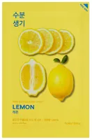 Pure Essence Mask Sheet - Lemon 23ml - rozjaśniająca i redukująca wydzielanie sebum maska w płachcie z ekstraktem z cytryny - Holika Holika