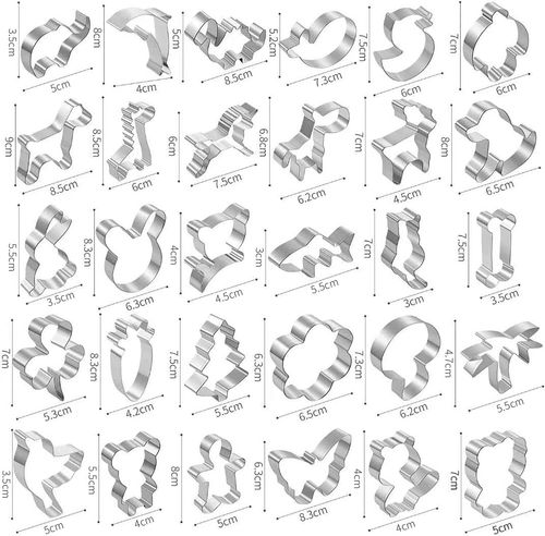 Zestaw Foremek Do Wycinania Ciastek 30Szt. na Arena.pl
