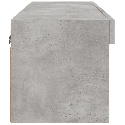 Szafka pod TV, z oświetleniem LED, szarość betonu, 60x30x30 cm na Arena.pl