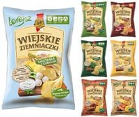 Zestaw Chipsy Wiejskie Ziemniaczki MIX 6+1 Gratis (7x130g)