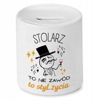 Dla Stolarza Skarbonka Na Urodziny Prezent Z Nadrukiem Ze Zdjęciem