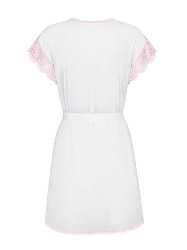 Bielizna-Girlly Peniuar Biały  S/M na Arena.pl