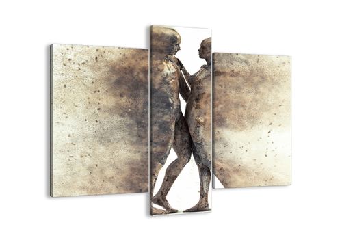 Obraz Na Płótnie - Postać Kamień  - 95X80 Cm - Cb95X80-3102 na Arena.pl