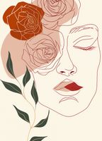 Plakat 20,5x28,4cm Beż i Twarz