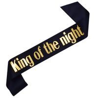 Czarna szarfa King of the Night