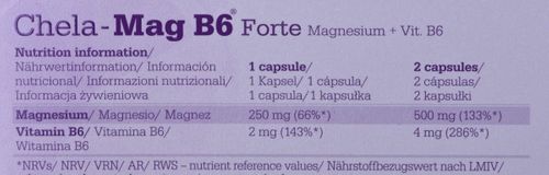 Olimp Chela-Mag B6 Forte Mega Caps (60kaps) na Arena.pl