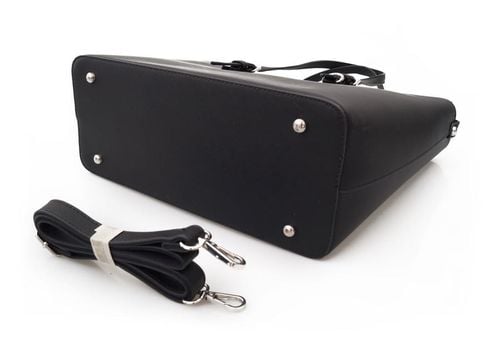 FLORA&CO torebka damska klasyczna sztywna z paskiem  na ramię V048 c.taupe na Arena.pl