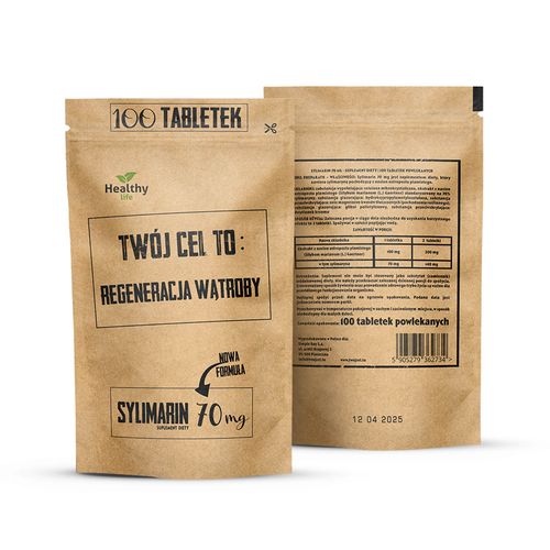 Twój cel to! Wspomóż zdrowie wątroby z Sylimarin 70 mg - 100 tabletek na Arena.pl