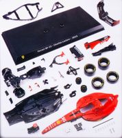 BOLID F1 Ferrari SF-23 Charles Leclerc 1:24 BBURAGO DO ZŁOŻENIA 18-26852