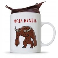 Kubek Prezent Dla Chłopaka Faceta Moja Bestia Z Nadrukiem Ze Zdjęciem