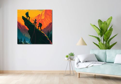 Obraz 90x90cm U Szczytu na Arena.pl