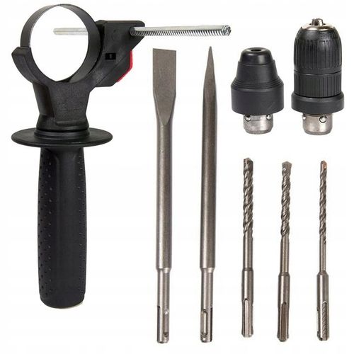 MŁOTOWIERTARKA MŁOT UDAROWY WIERTARKA SDS+ MOCNA 3050W WALIZKA DUŻY ZESTAW na Arena.pl