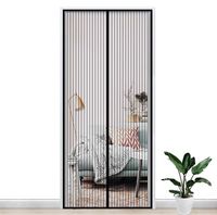 Moskitiera Magnetycznna Do Drzwi 100X210Cm Czarna