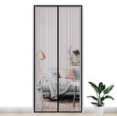 Moskitiera Magnetycznna Do Drzwi 100X210Cm Czarna