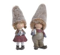 figurka 17cm dziecko zimowe  8szt dziewczynka /chłopiec 128can6590_mix