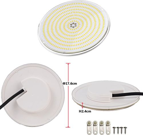 UŻYWANA Lampa basenowa płaska LED LyLmLe ‎R-PL01 PAR56 35W IP68 RGB 12V na Arena.pl