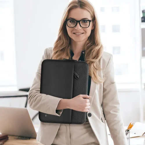 torba tech-protect sleeve na laptopa 15-16 - czarna na Arena.pl