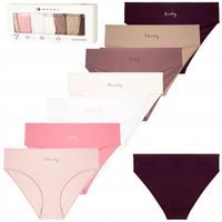 Majtki Damskie Bikini Bawełniane na Każdy Dzień Tygodnia 7-pak MORAJ - XL