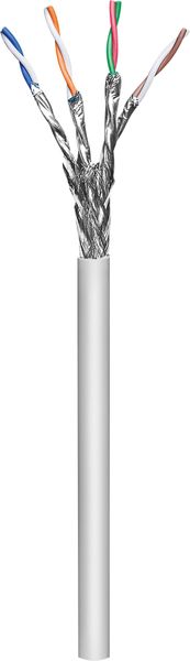 MicroConnect S/FTP CAT6a 50m Grey, LSZH zdjęcie 1