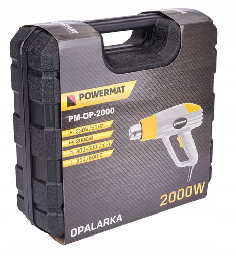 Opalarka ELEKTRYCZNA 2000W 2 biegi 4 Dysze ZESTAW na Arena.pl