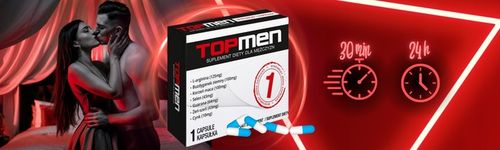 2x Tabletki na erekcje potencje TOP-MEN Libido Sex Szybki Efekt Działa 24h na Arena.pl
