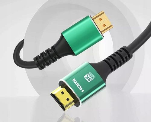 Kabel PRZEWÓD ZŁĄCZE ULTRA HIGH SPEED 2.1 UHD 8K 4K 8 m POZŁACANY HDMI HDMI na Arena.pl