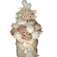 Flower Box Świece Sojowe Wieczny Bukiet Kwiat Prezent Ślub Wesele Para