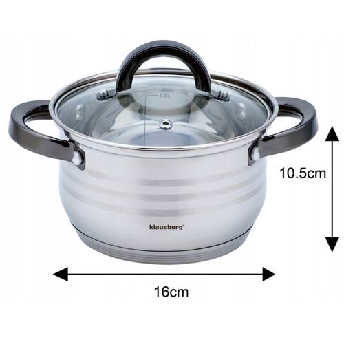 zestaw garnków 12 elementów klausberg kb-7702 na Arena.pl