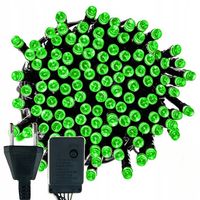 Lampki Choinkowe Świąteczne Zielone 500 Led 40m Świąteczne Łańcuchy