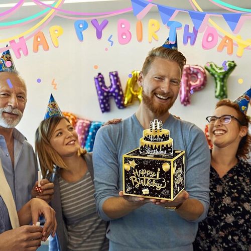 PUDEŁKO URODZINOWE DO WYCIĄGANIA PIENIĘDZY URODZINY PREZENT NIESPODZIANKA na Arena.pl