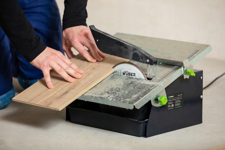 Piła Stołowa Przecinarka Płytek Stolik Do Glazury Na Mokro Sucho Regul zdjęcie 12