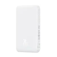 Mini powerbank Baseus 5000mAh 20W + kabel USB-C (20V/3A) - biały