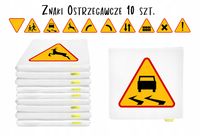 PODUSZKI ZNAKI DROGOWE 3CM 10SZT