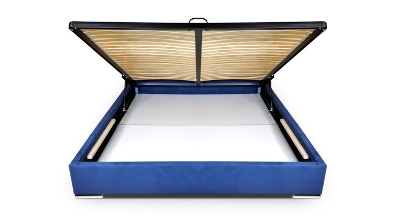 Łóżko sypialniane Chesterfield 140/200 z pojemnikiem zdjęcie 5