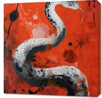 Obraz 70x70cm Smoczy Oddech Węża